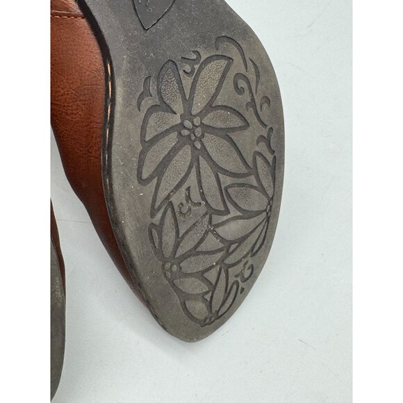 BOC Women's Waterproof Leather Ankle Boots Size 10 M Brown Side Zipper Casual - Picture 16 of 16